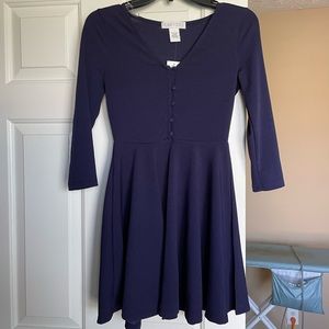 Navy Blue Dress